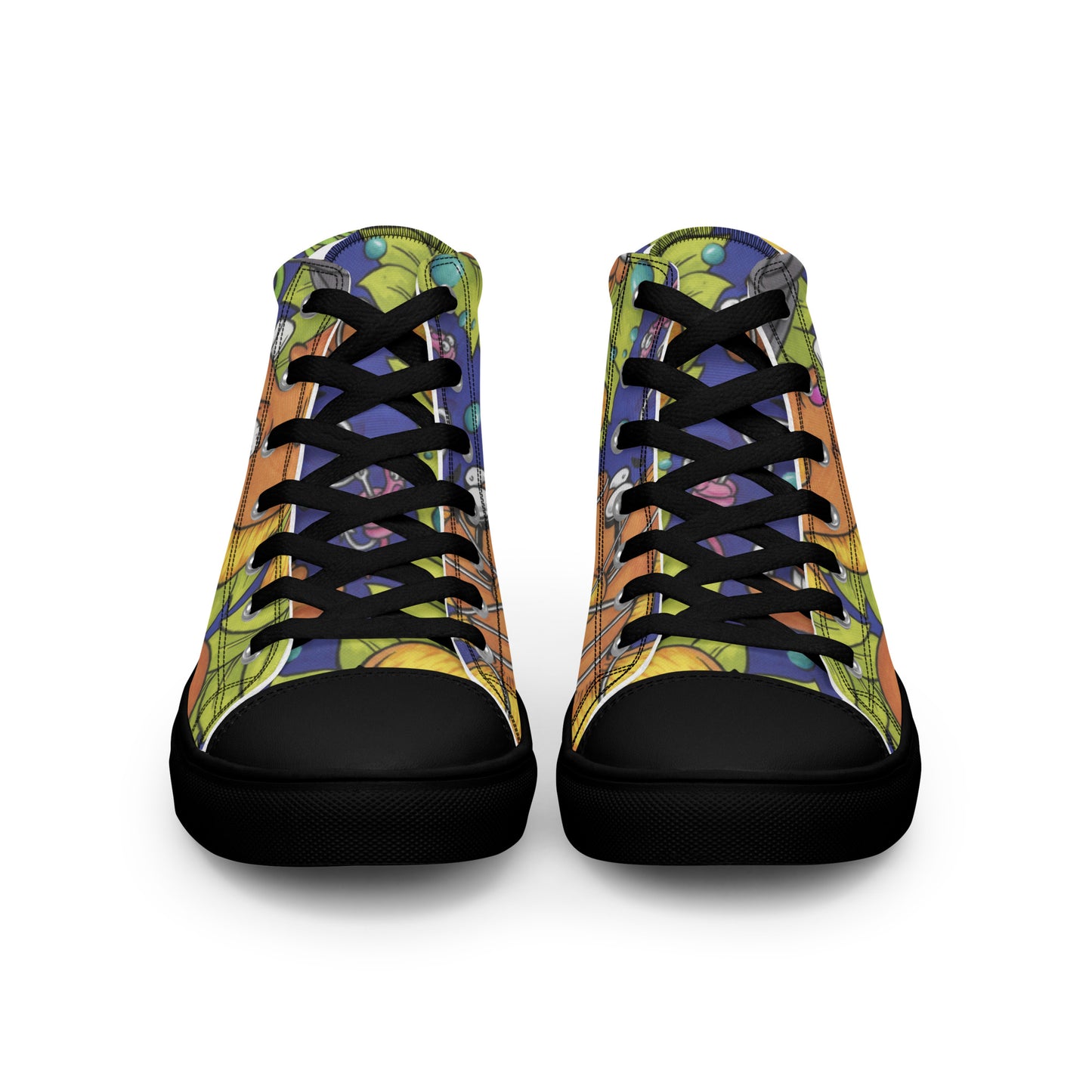 Men’s high top canvas shoes